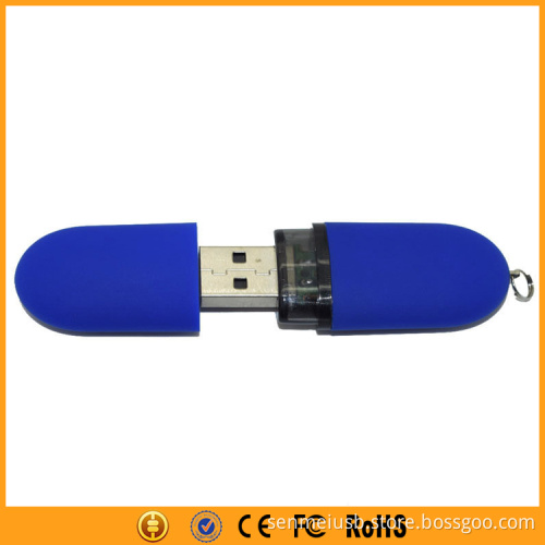 Custom Plastic 8GB 16GB USB 2.0 pendriver pill shape